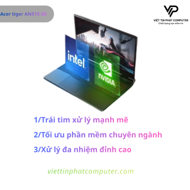 [ Like New ] Acer tiger AN515-58  Intel Core i9-12900H / Ram 16G / SSD 512G  NVMe / Card  RTX3060 6G / Màn hình 15.6