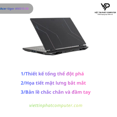 [ Like New ] Acer tiger AN515-58  Intel Core i9-12900H / Ram 16G / SSD 512G  NVMe / Card  RTX3060 6G / Màn hình 15.6