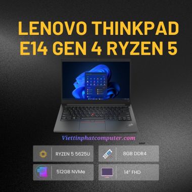 Lenovo ThinkPad E14 Gen 4 Ryzen 5 5625U | RAM 8GB | SSD 512GB | 14