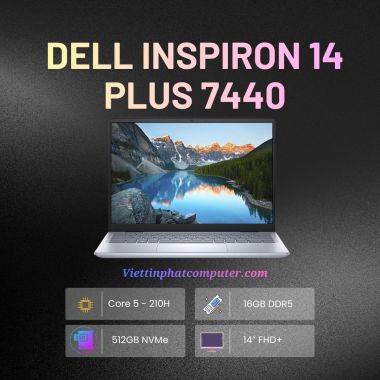 DELL INSPIRON 14 PLUS 7440 - Intel Core 5 210H | 16GB | 512GB | 14 inch Full HD+