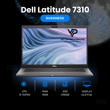 [Like New] Dell Latitude 7310 / Intel Core i5-10310U / Ram 16G / SSD 256GB / Màn hình 13.3