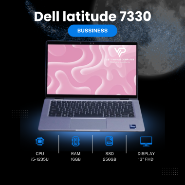 [Like New]Dell latitude 7330 / Intel Core i5-1235U /  Ram 16G /  SSD 256G /Card tích hợp Intel Iris Xe Graphics /Màn hình 13.3