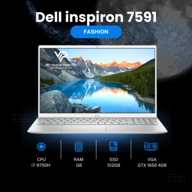 [ Like new] Dell inspiron 7591 I7-9750H ram 8G 512G SSD GTX1650 4G 15.6