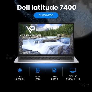 [ like New] Dell latitude 7400 / Intel Core i5-8265U / Ram 8G / SSD 256GB / Màn  14.0'' FHD / Vỏ  nhôm /   Card tích hợp Intel UHD Graphics 620