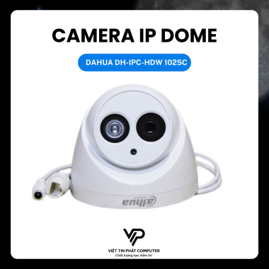 CAMERA IP DOME DAHUA DH-IPC-HDW1225C 2.0Mp