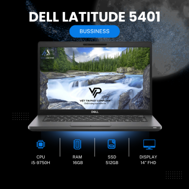 DELL LATITUDE 5401 i7-9750H | 16GB | 512GB | 14