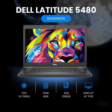DELL LATITUDE 5480 I5-7300U ram 8G SSD 256G 14