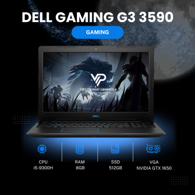 DELL GAMING G3 3590 i5-9300H | 8GB | 512GB | GTX1650 4GB | 15.6