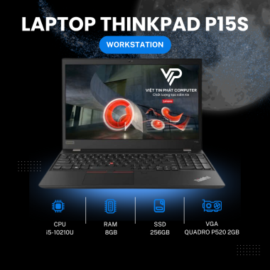 THINKPAD P15S i5-10210U | 8GB | 256GB | Quadro P520 2GB | 15.6” FHD IPS