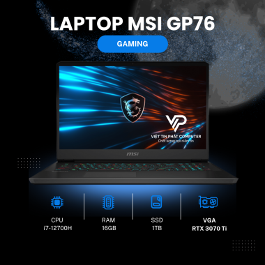 MSI GP76 i7-12700H | 16GB | 1TB | RTX3070 Ti 8G | 17.3