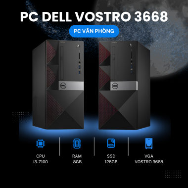 PC Dell Vostro 3668 i3-7100 RAM 8GB SSD 128GB