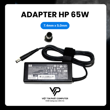 ADAPTER HP 65W (7.4mm x 5.0mm)