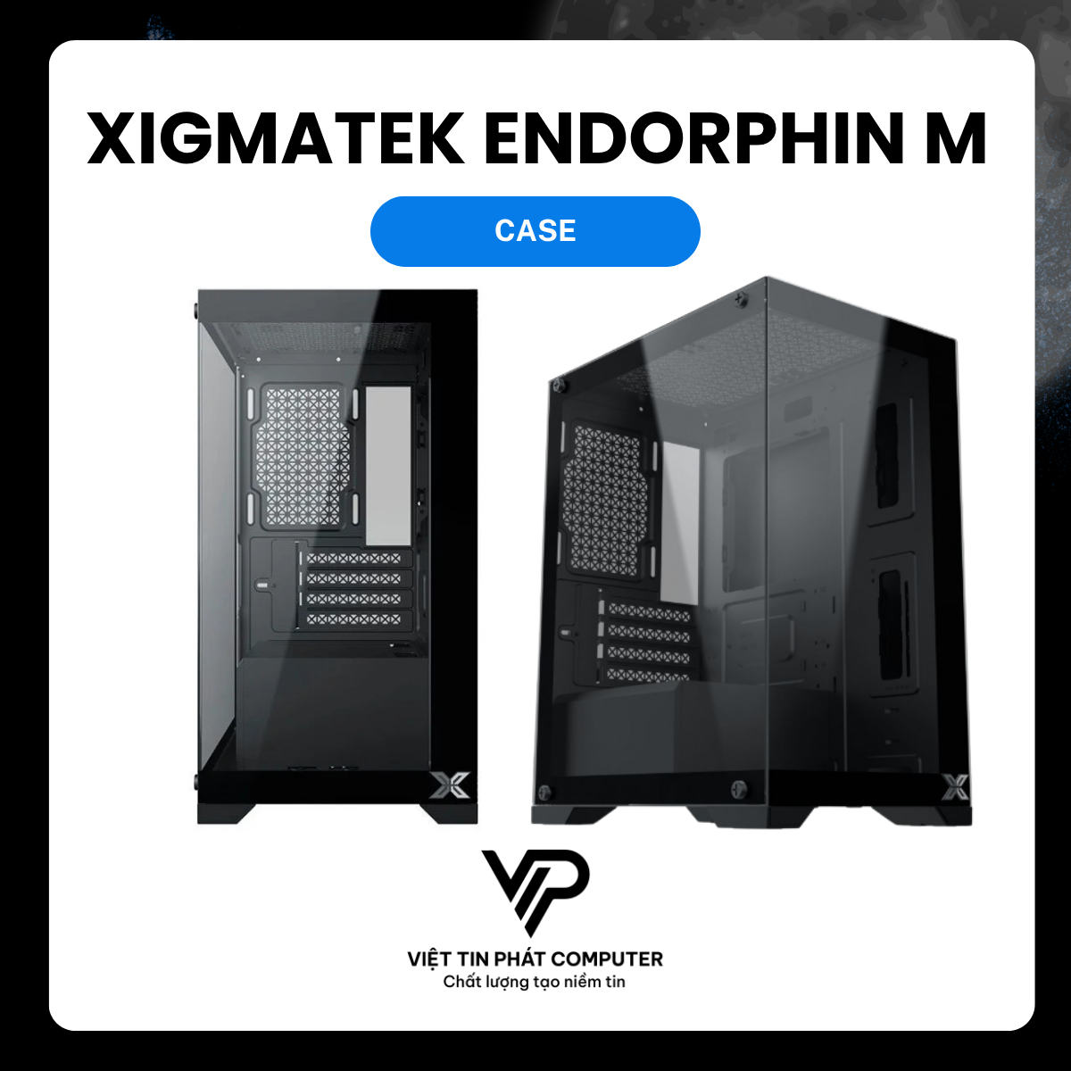 CASE XIGMATEK ENDORPHIN M (EN41389) - GAMING M-ATX