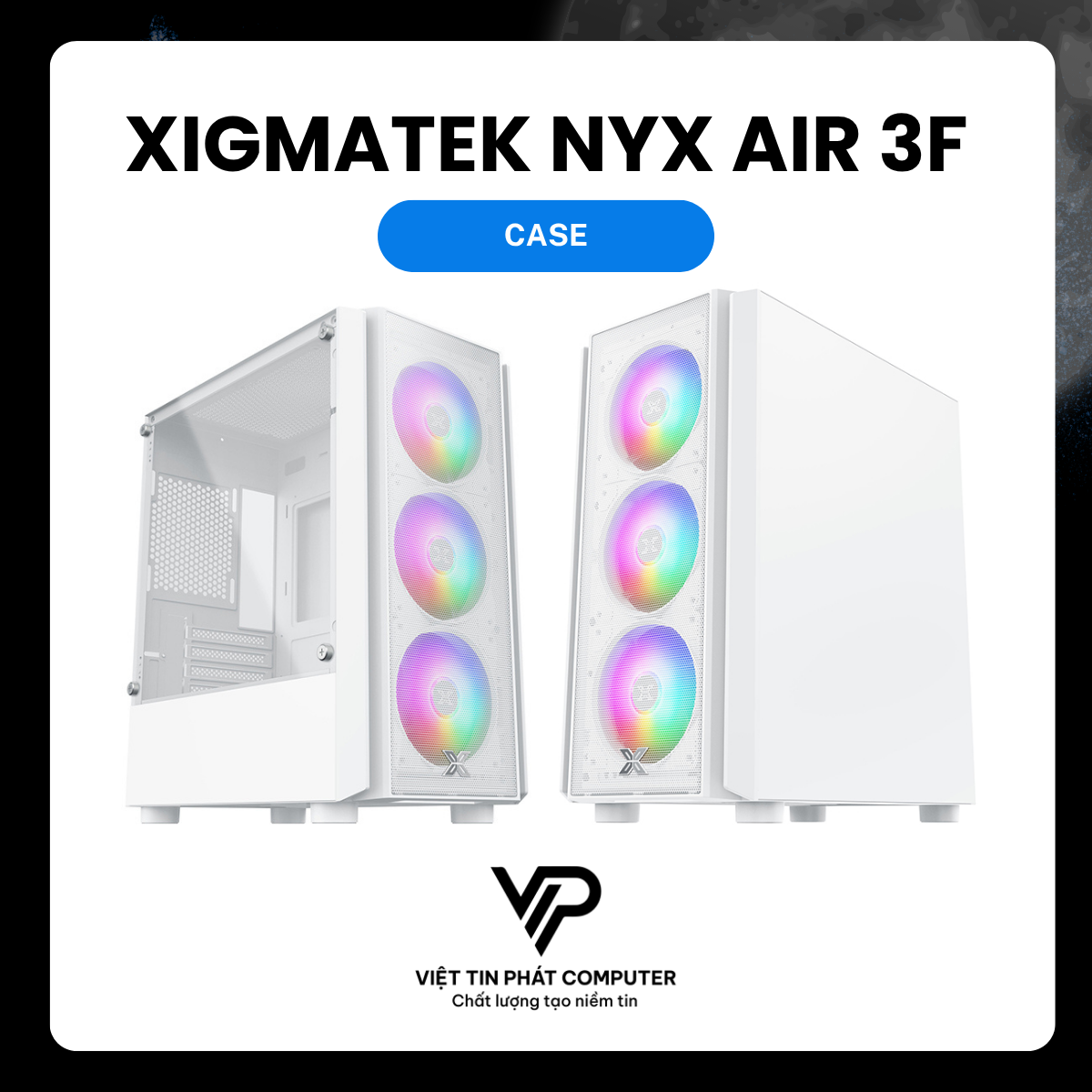 CASE XIGMATEK NYX AIR ARTIC 3F