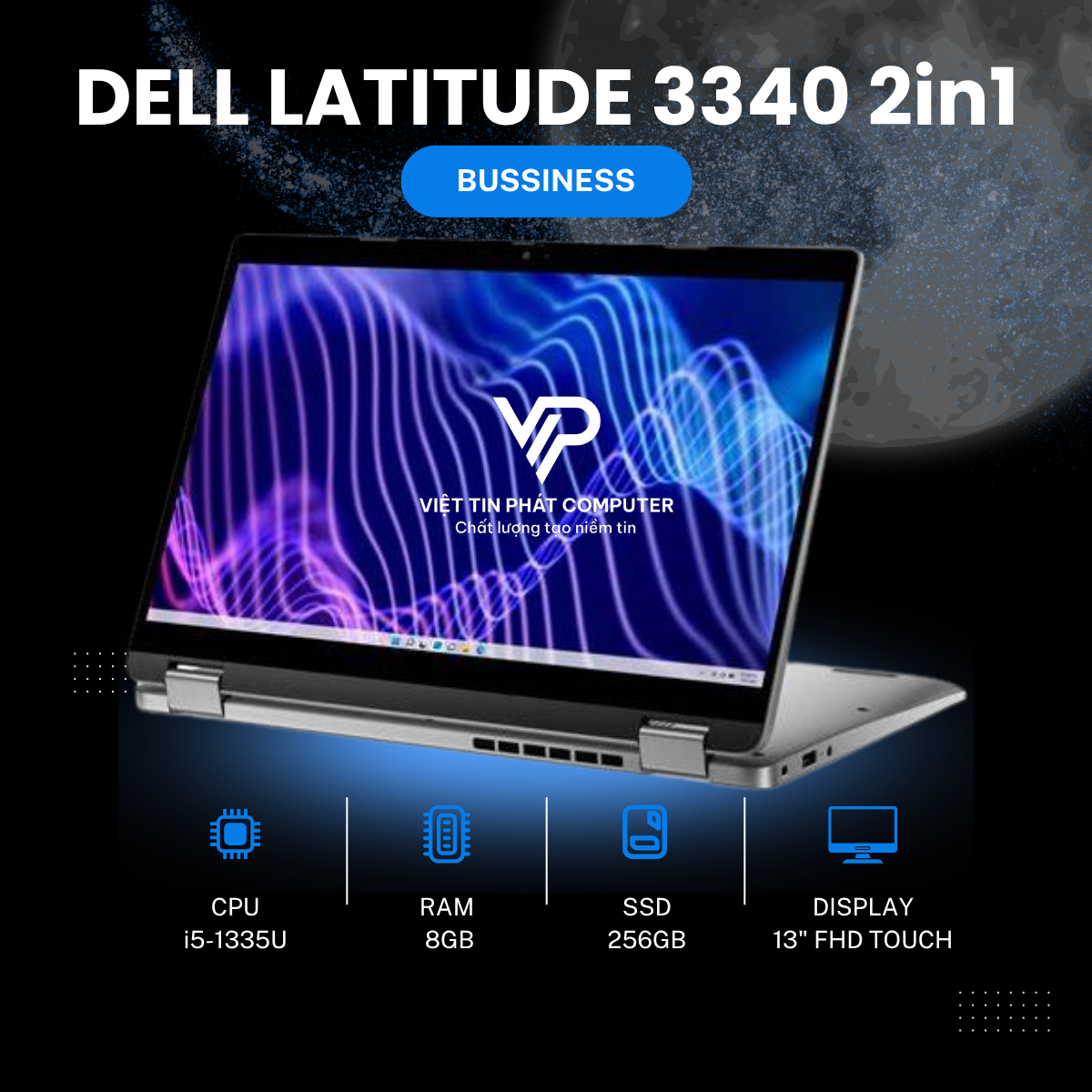DELL LATITUDE 3340 2in1 i5-1335U | 8G | 256G | 13.3