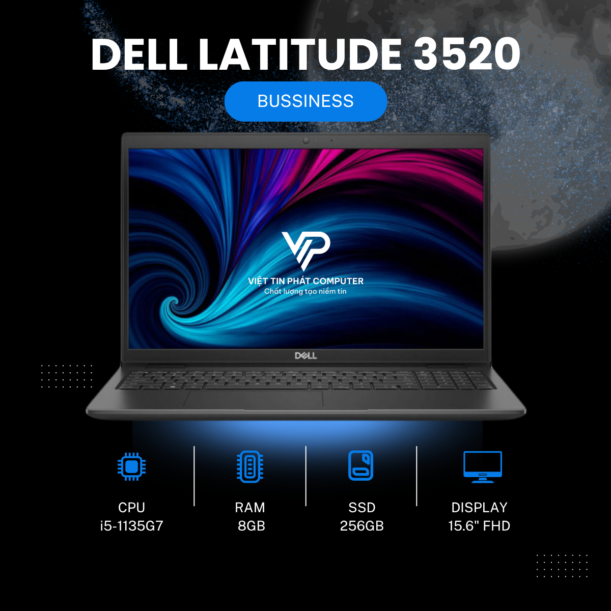 DELL LATITUDE 3520 i5-1135G7 RAM 8G SSD 256G 15.6