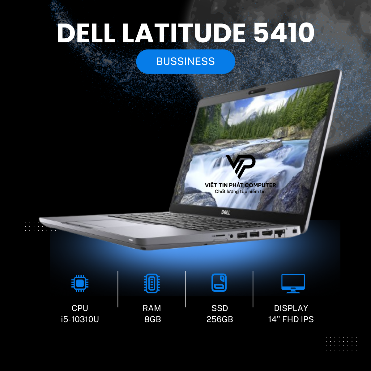 DELL LATITUDE 5410 i5-10310U RAM 8G SSD 256G 14