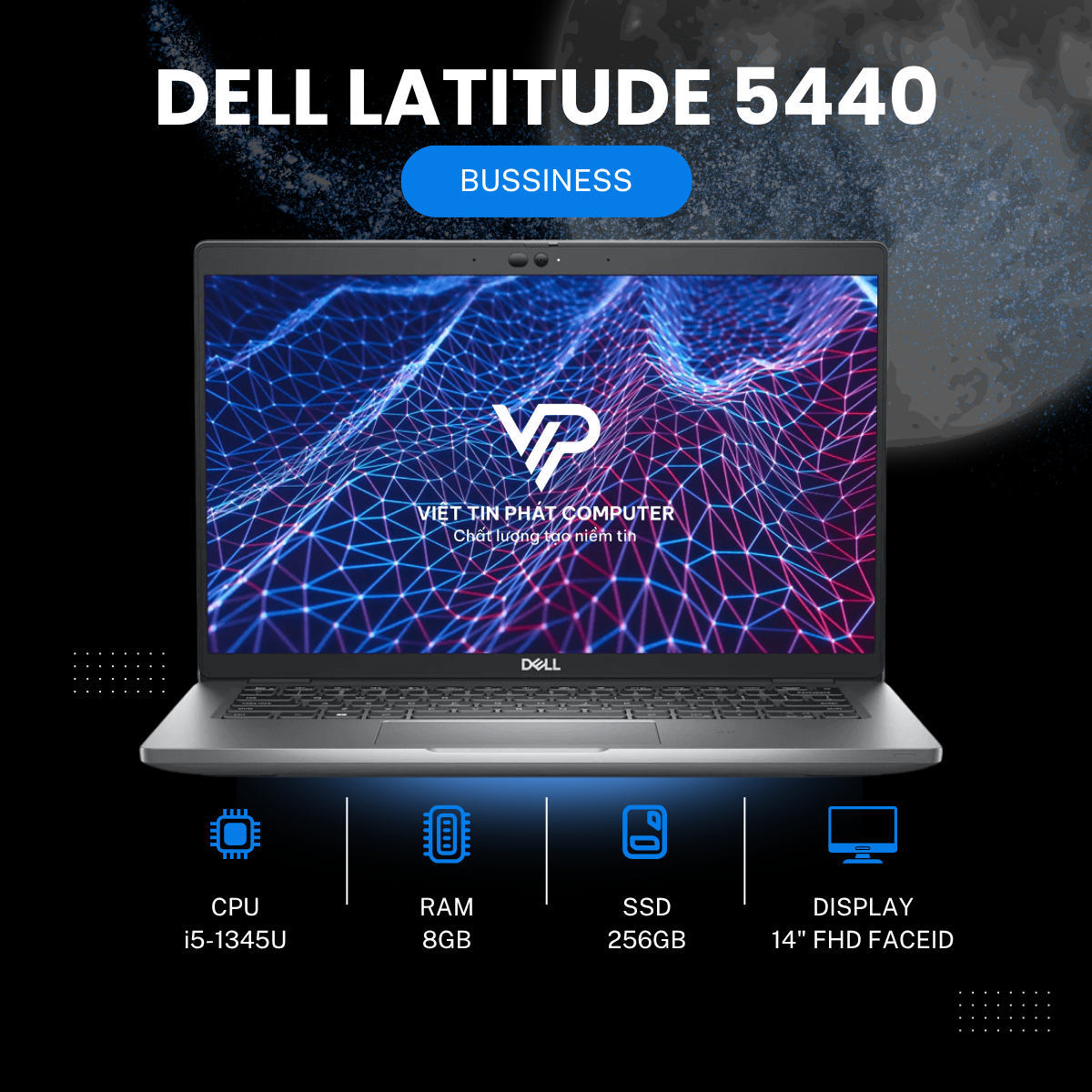 DELL LATITUDE 5440 | i5-1345U | 8GB | 256GB | 14