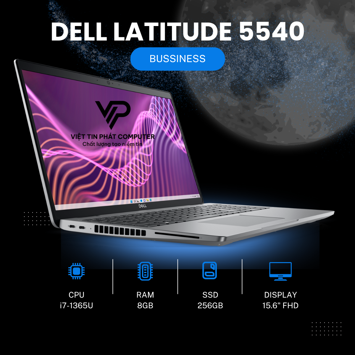 DELL LATITUDE 5540 | i7-1365U | 8GB | 256GB | 15.6