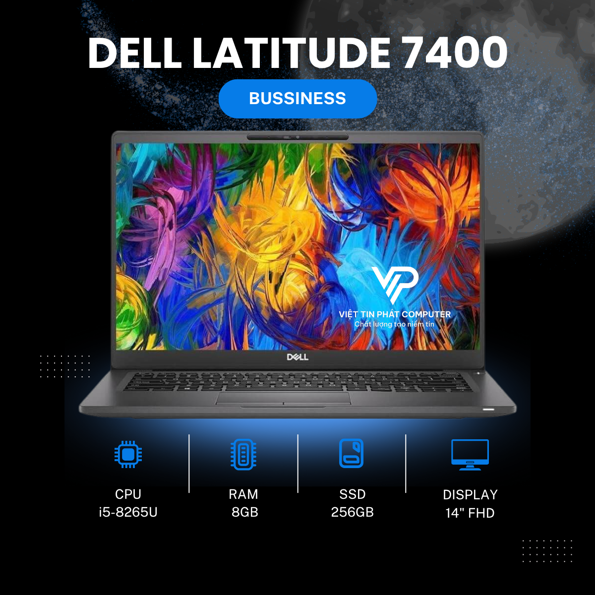 DELL LATITUDE 7400 i5-8265U | 8GB | 256GB | 14