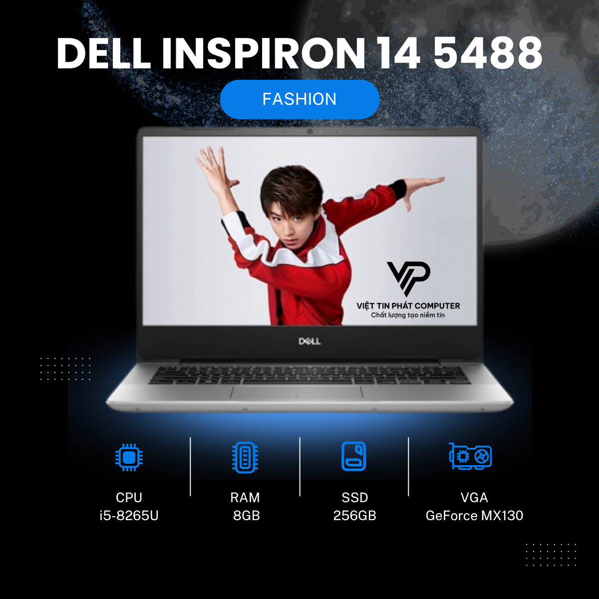 DELL INSPIRON 14 5488 | i5-8265U | 8GB | 256GB | 14