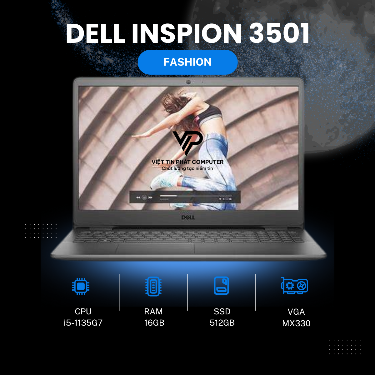 DELL INSPIRON 3501 i5-1135G7 | 16GB | 512GB | 15.6