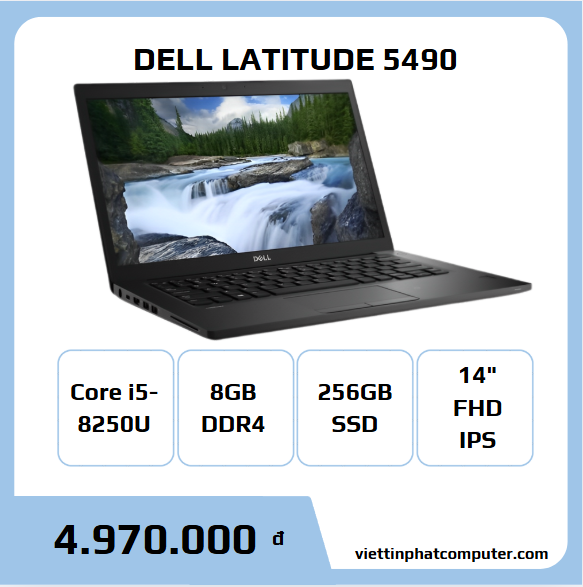 Dell latitude 5490 I5 8250U 8G 256G 14