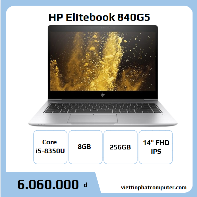 HP Elitebook 840G5 i5 8350U Ram 8G SSD 256G 14