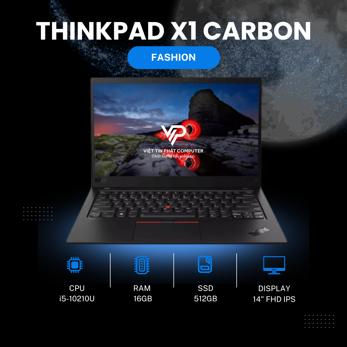 THINKPAD X1 CARBON i5-10210U| 16GB | 512G | 14
