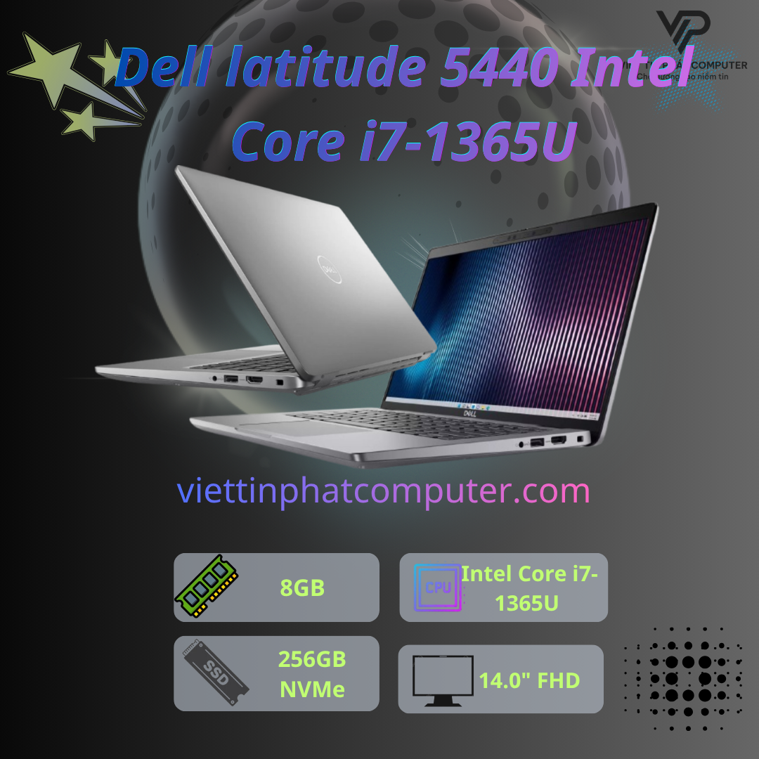 [Like New] Dell latitude 5440 Intel Core i7-1365U / Ram 8G / SSD 256GB / Màn hình  14
