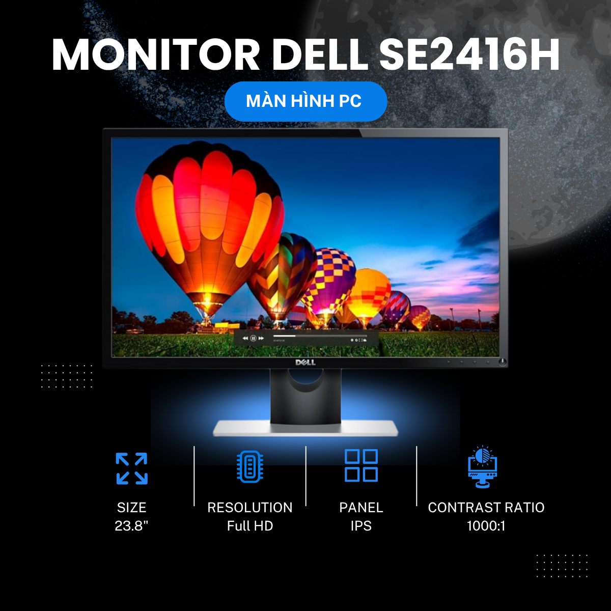 Màn hình DELL SE2416H 23.8 INCH IPS LED