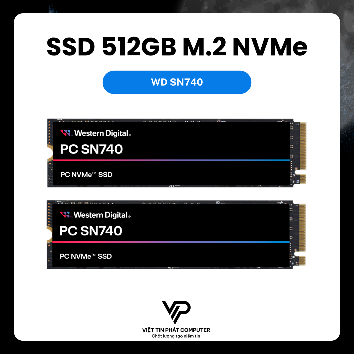 SSD WD 512GB M.2 SN740 NVMe