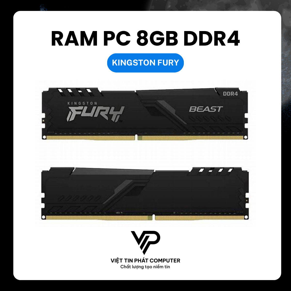RAM PC KINGSTON FURY 8 8GB 3200MHz