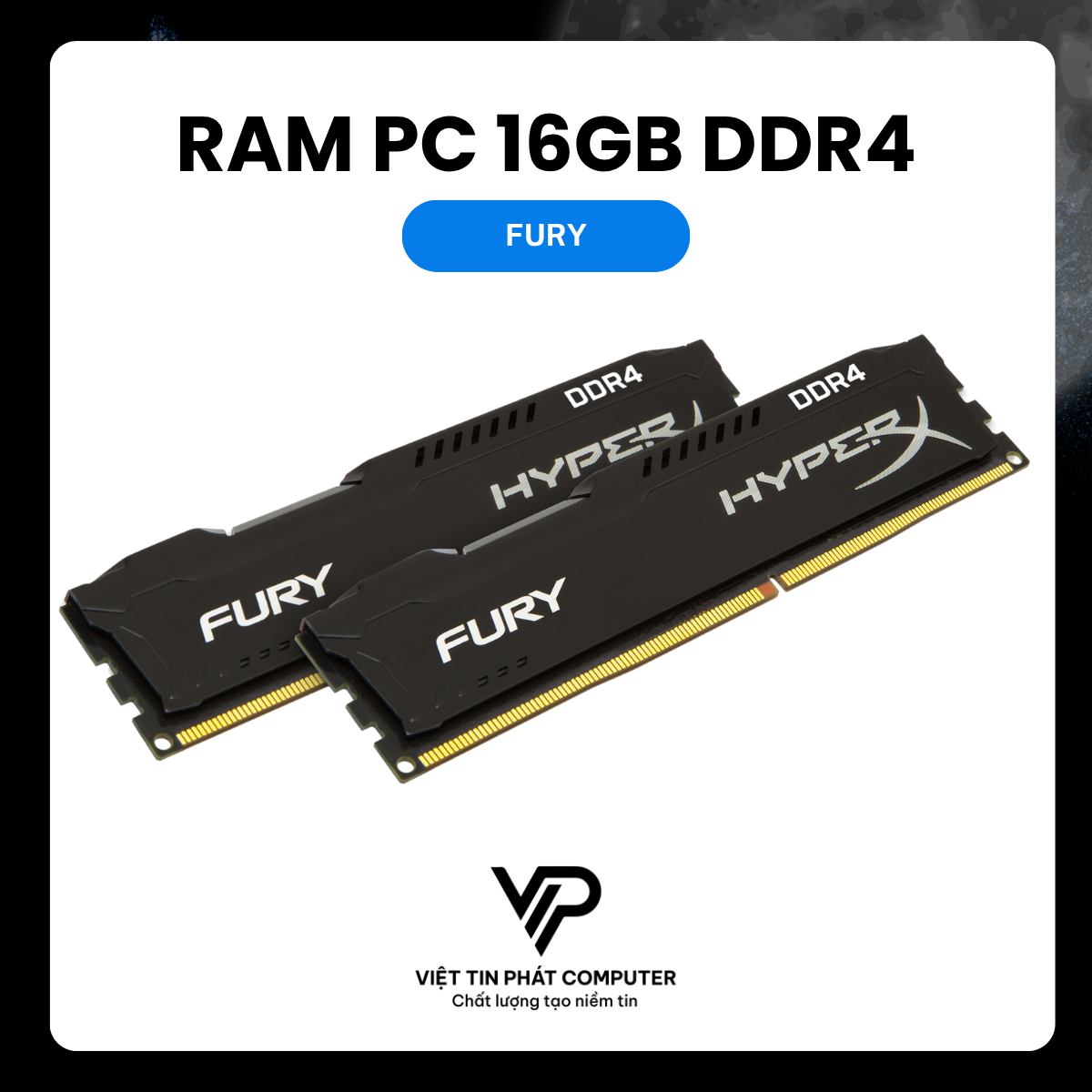 RAM PC KINGSTON HYPERX FURY 16GB DDR4