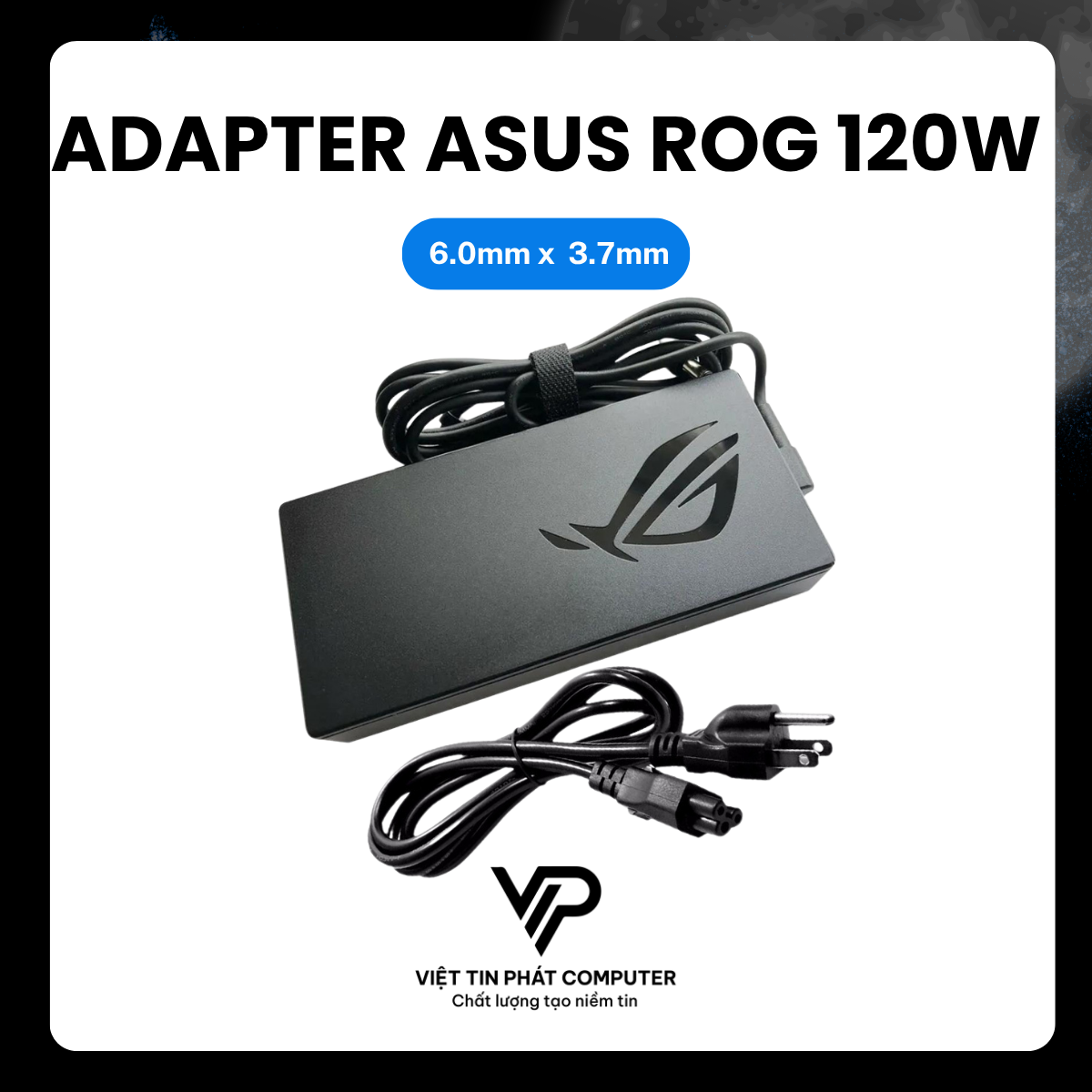 ADAPTER ASUS ROG 120W (6.0mm x 3.7mm)