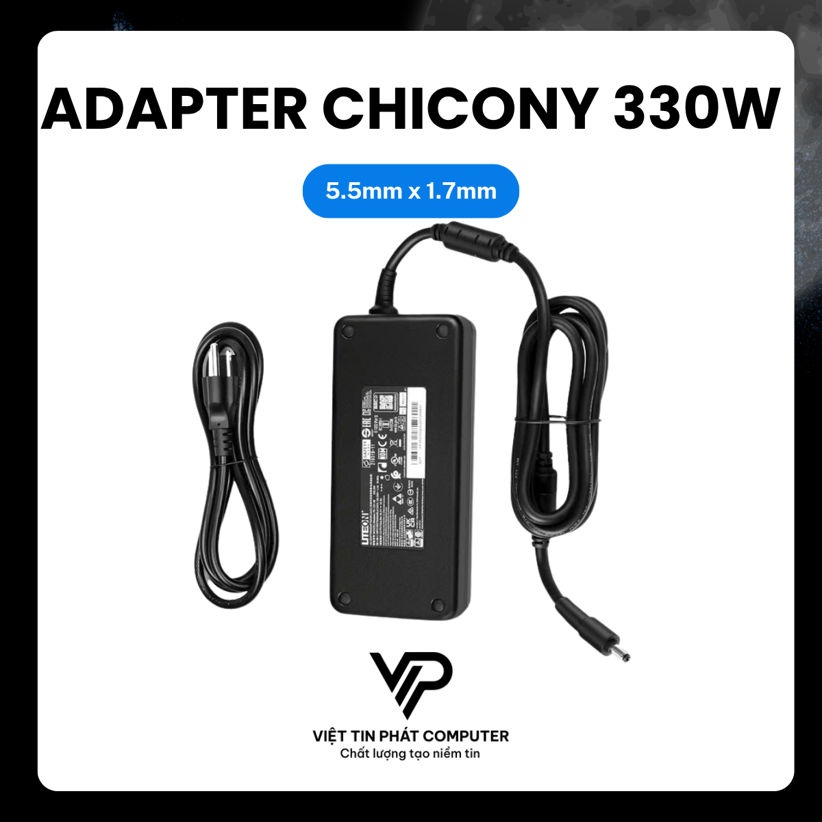 ADAPTER ACER 65W (5.5mm x 1.7mm)