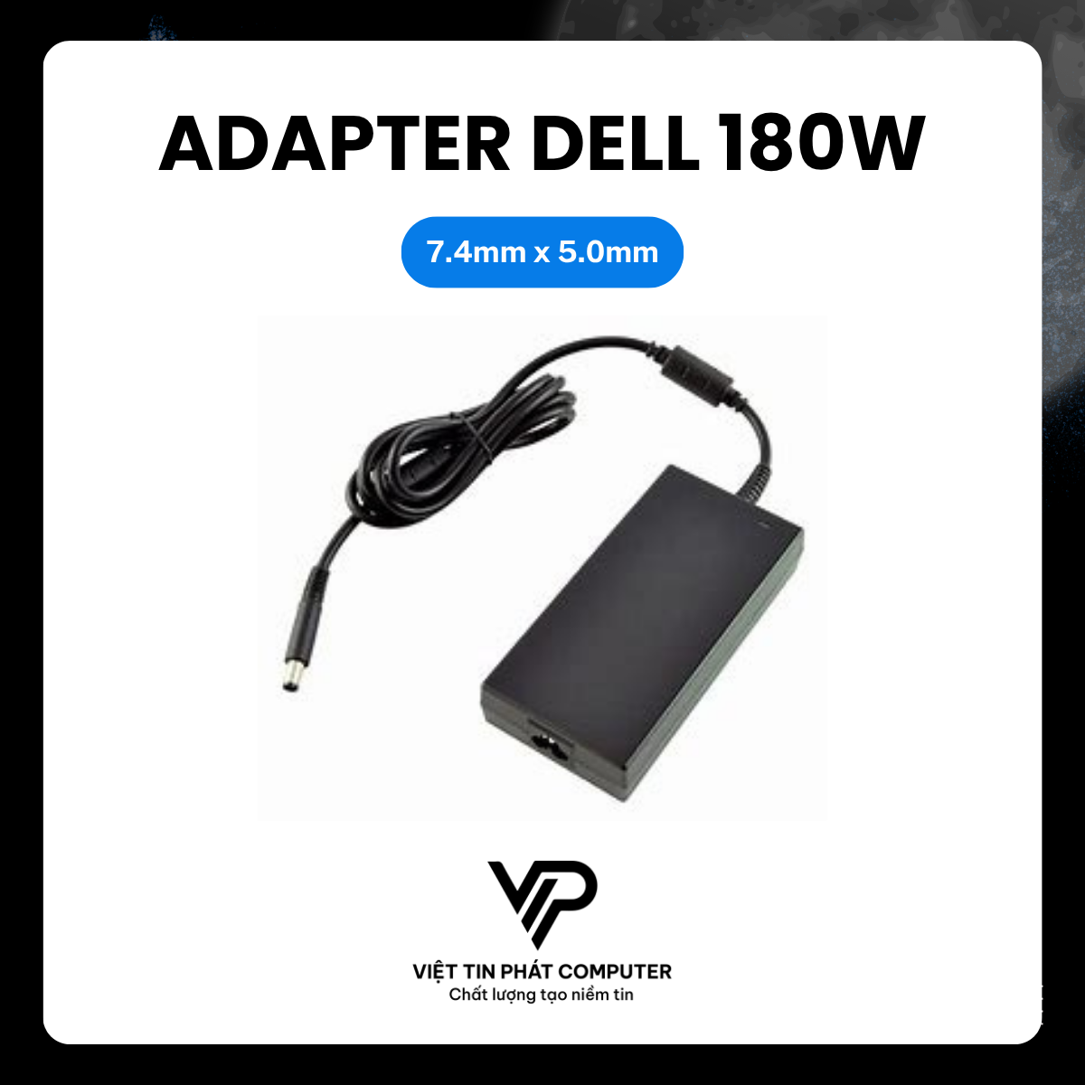 ADAPTER DELL 180W (7.4mm x 5.0mm)
