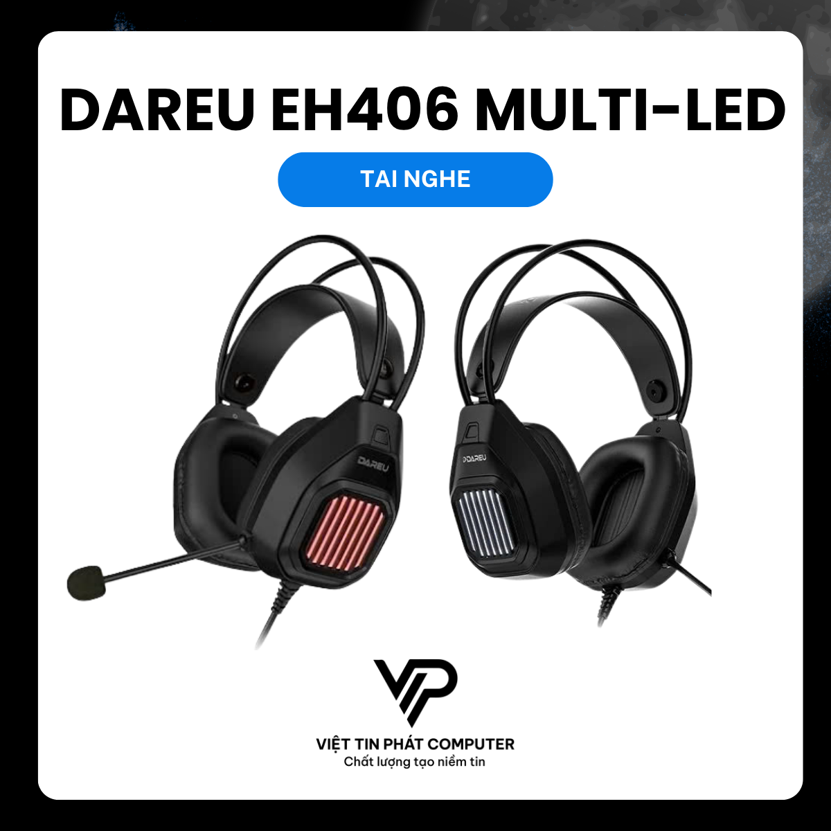 TAI NGHE DAREU EH406 (MULTI-LED)