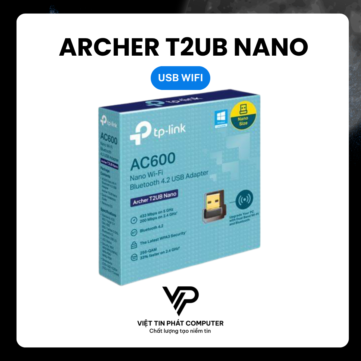 USB WIFI TP-LINK NANO BLUETOOTH 4.2 AC600