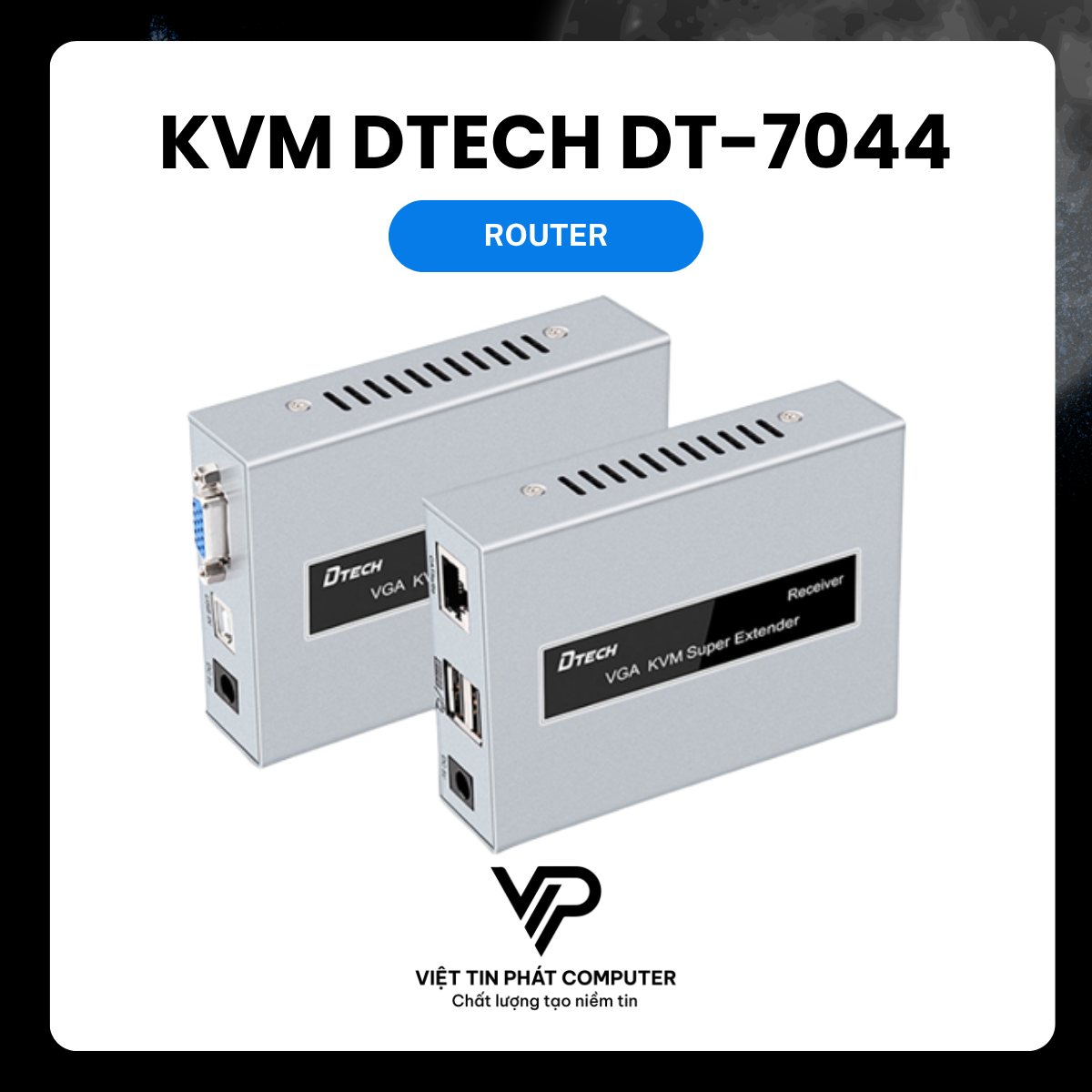 BỘ KHUYẾCH ĐẠI KVM DTECH DT-7044